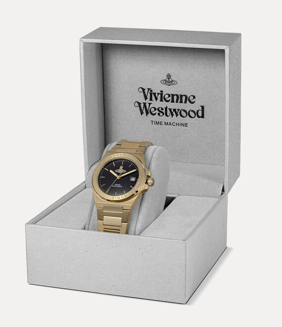  Đồng Hồ Nam Vivienne Westwood Hanwell Watch 'Gold' 