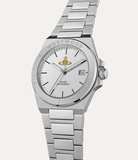  Đồng Hồ Nam Vivienne Westwood Hanwell Watch 'Silver' 