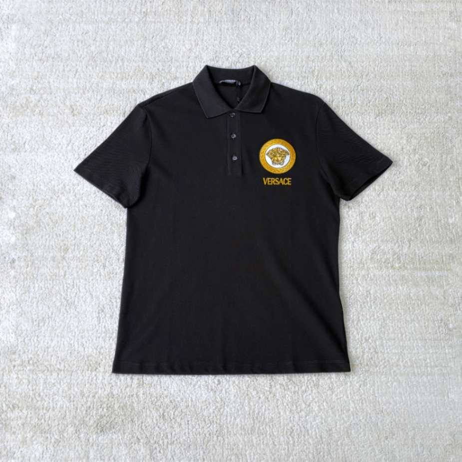  Áo Nam Versace Polo 'Black' 