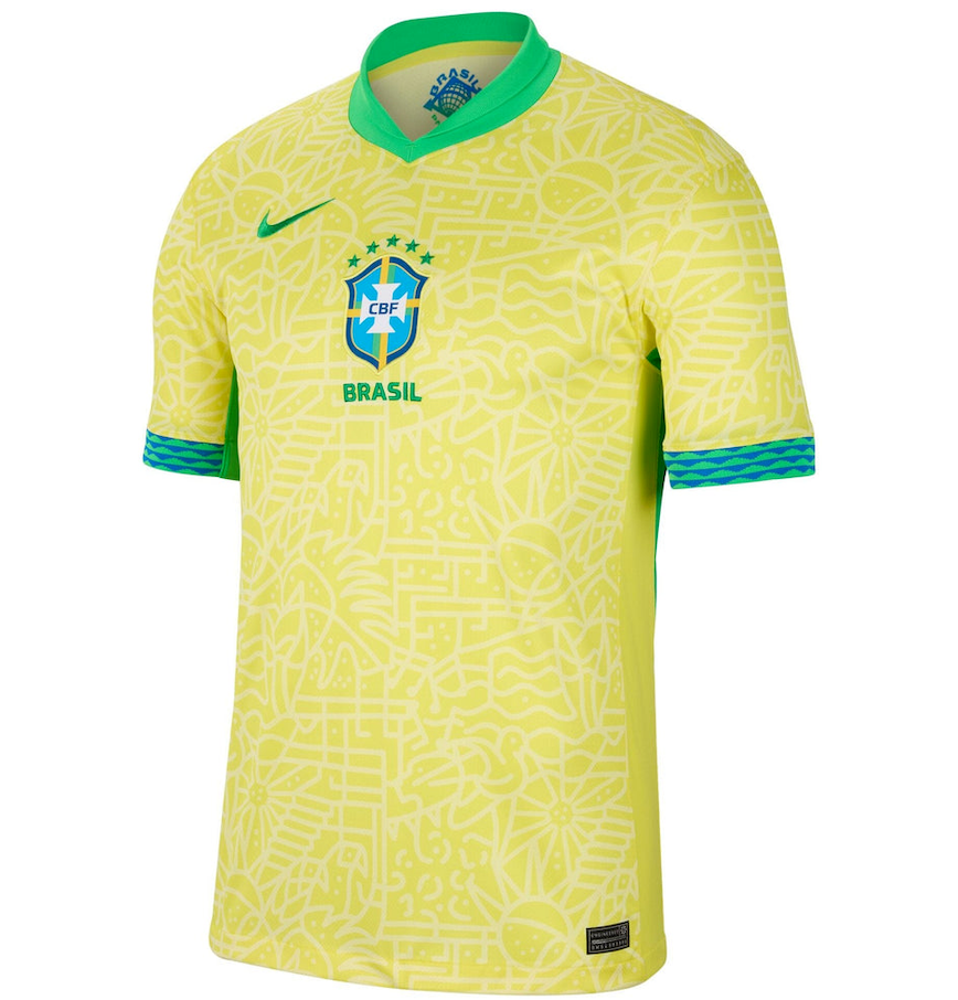  Áo Nike Brazil 2024 Home Jersey 'Yellow' 