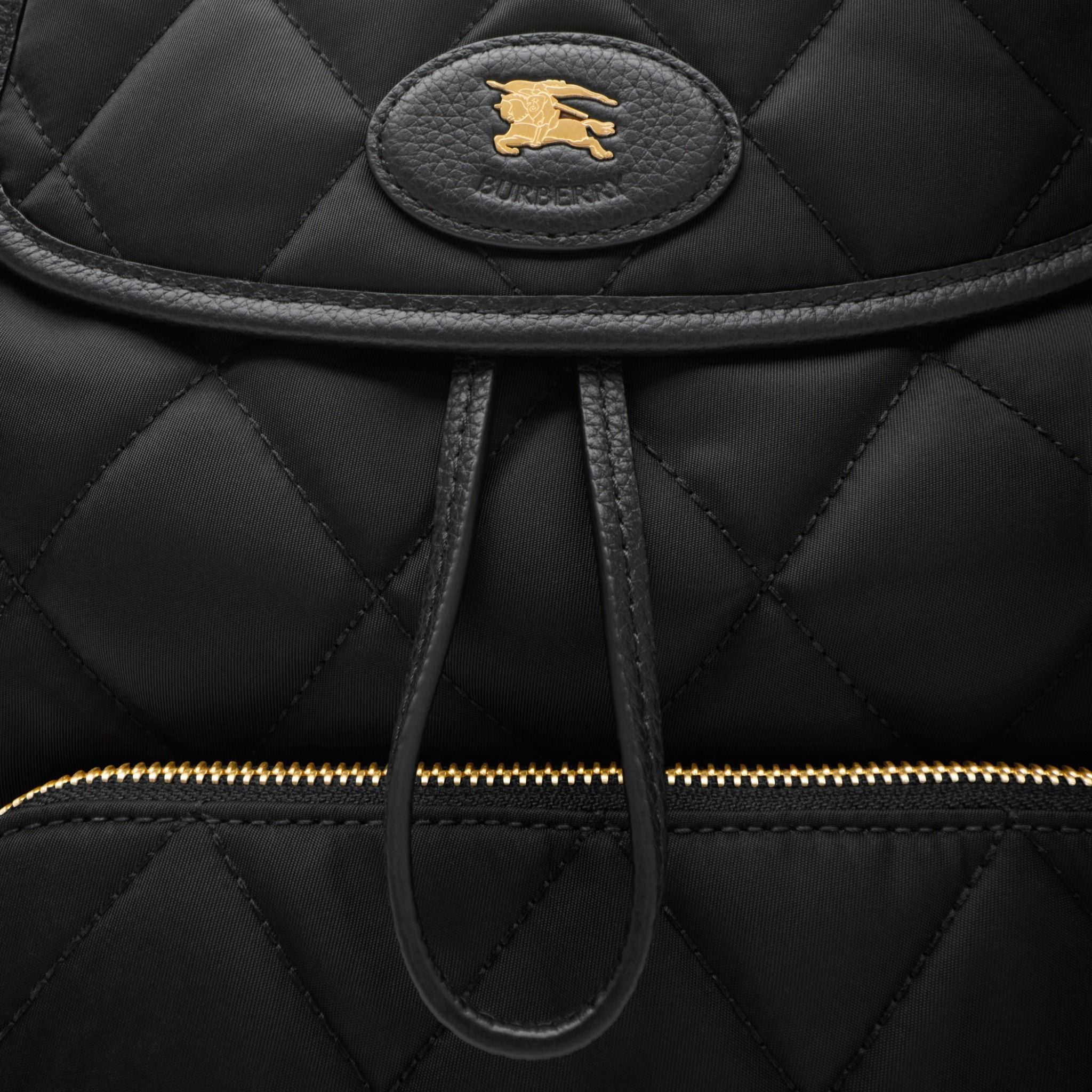  Balo Burberry Horseshoe Backpack 'Black' 