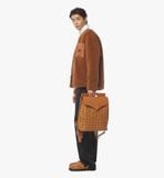  Balo MCM Diamond Backpack 'Cognac' 