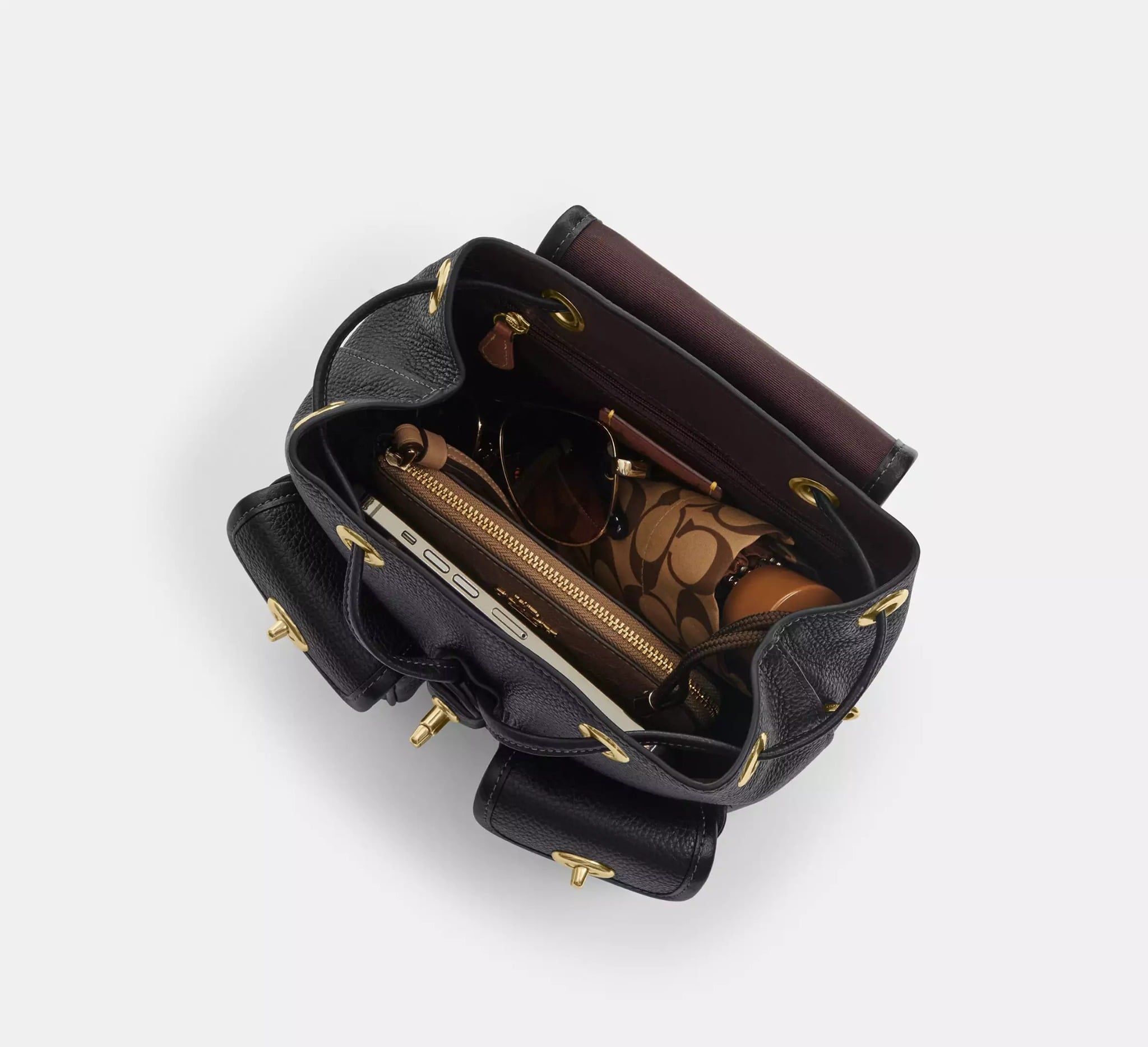  Balo Nữ Coach Hadley Backpack 'Black' 