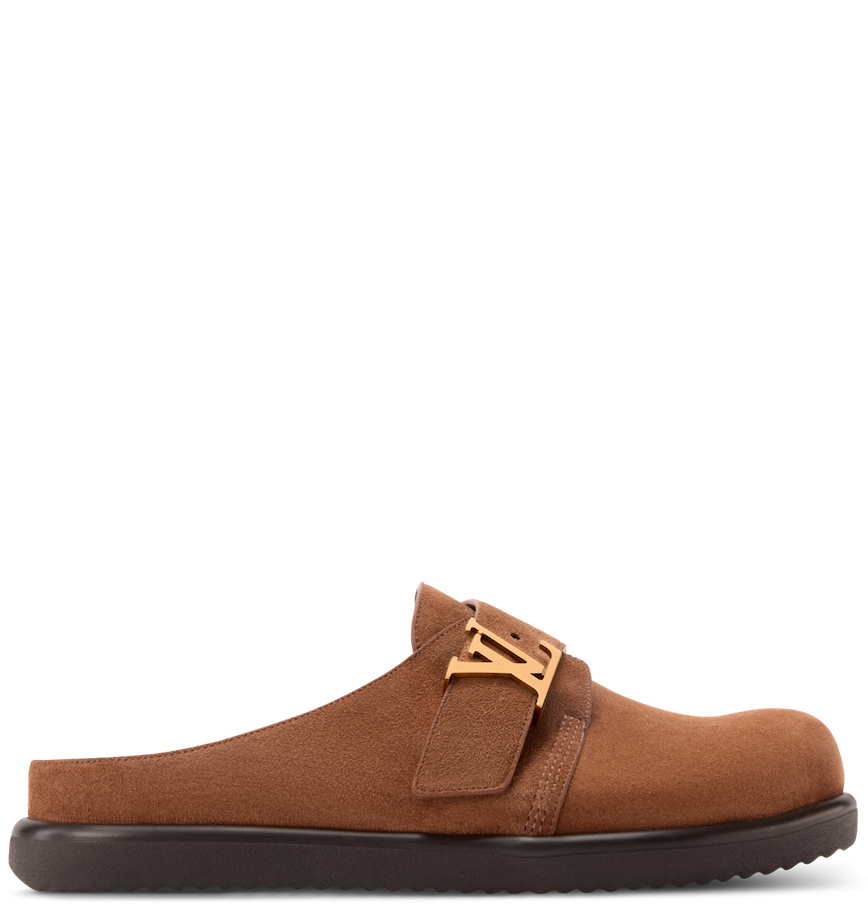  Dép Nam Louis Vuitton LV Easy Mules 'Cognac' 