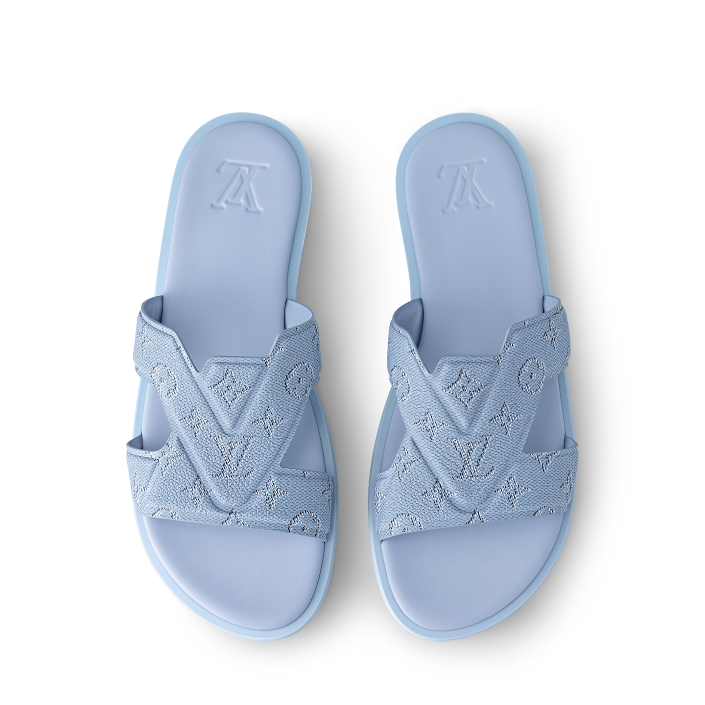  Dép Nam Louis Vuitton LV Oasis Mule 'Blue' 