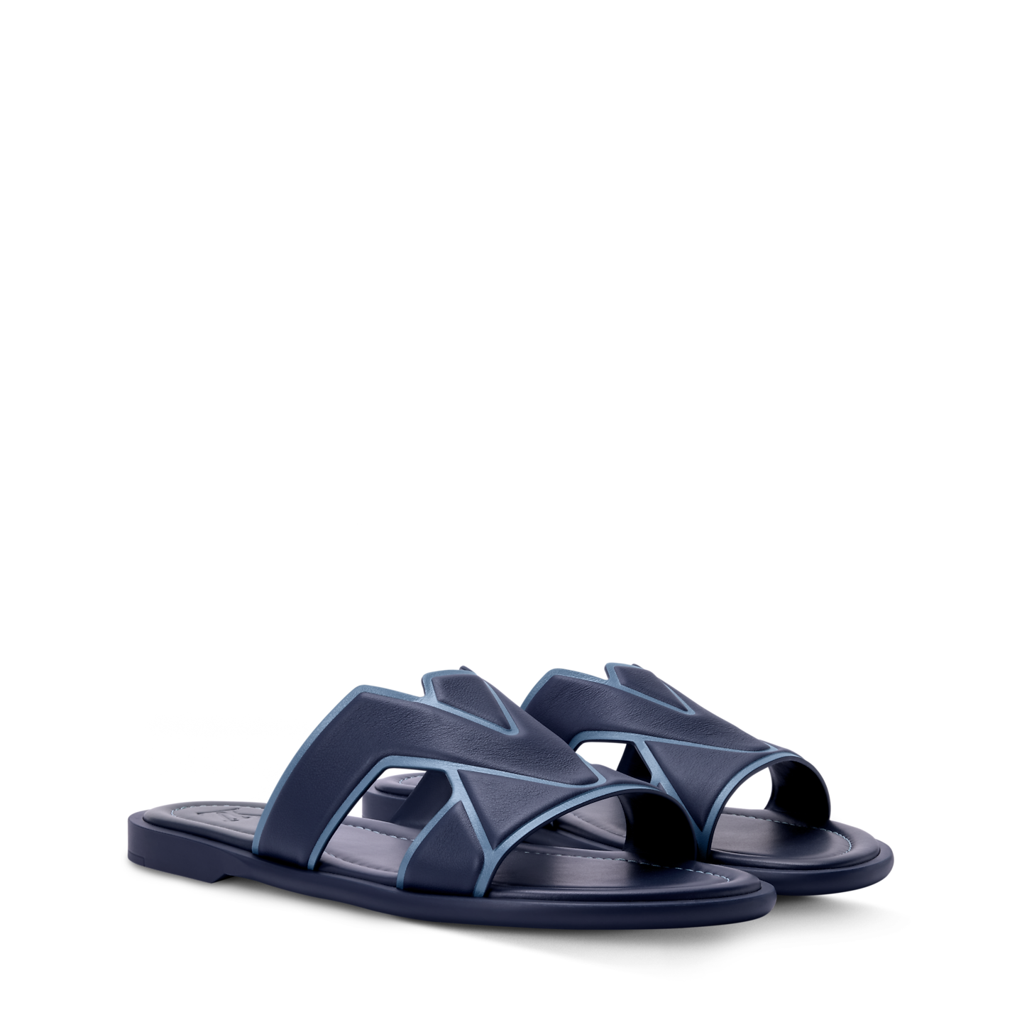  Dép Nam Louis Vuitton LV Oasis Mule 'Navy' 
