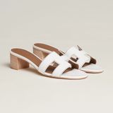  Dép Nữ Hermes Oasis Sandal 'Blanc' 
