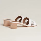  Dép Nữ Hermes Oasis Sandal 'Blanc' 