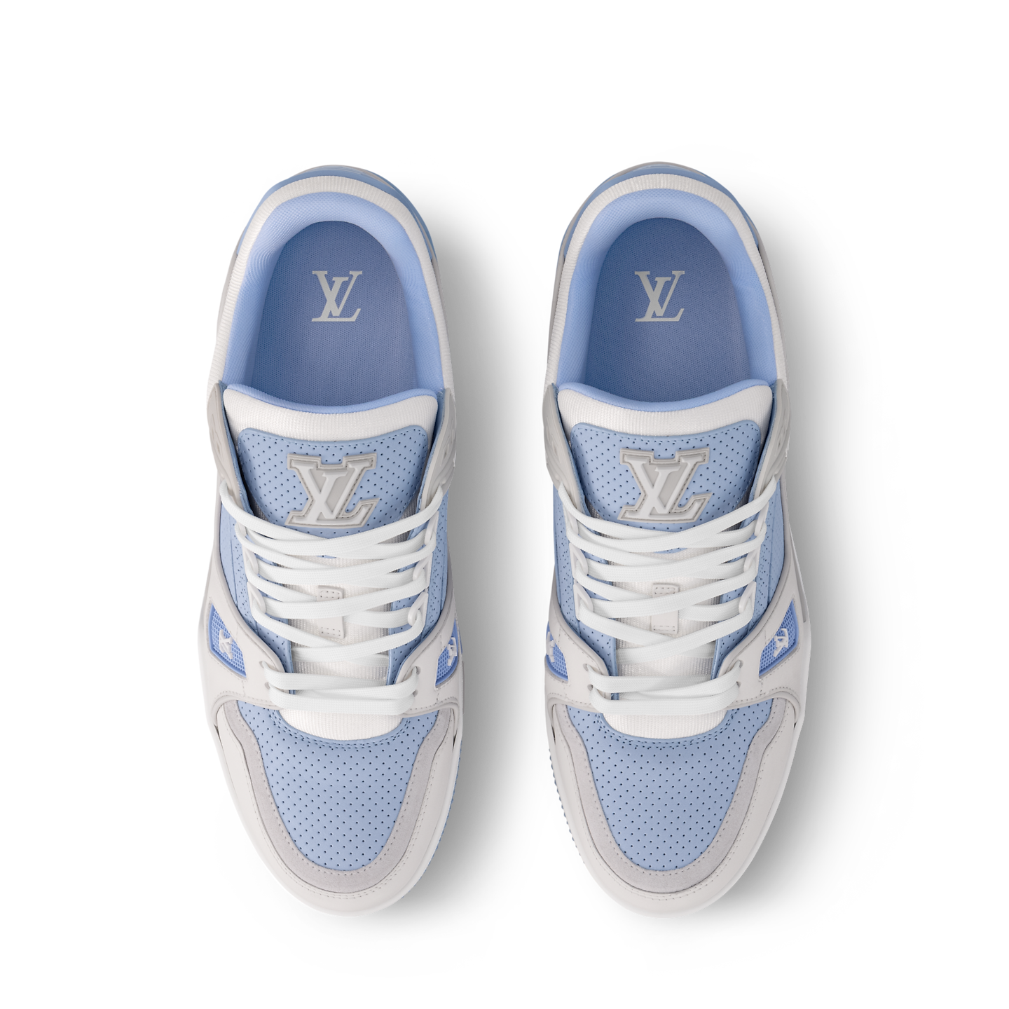  Giày Nam Louis Vuitton LV Trainer 'Blue' 