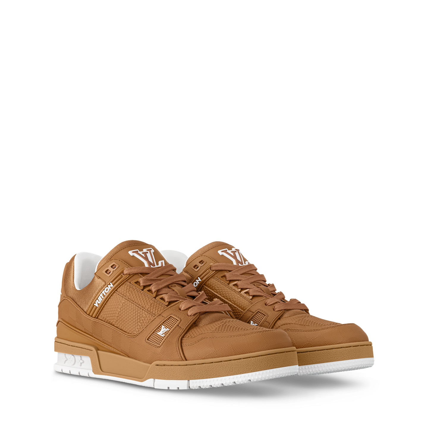  Giày Nam Louis Vuitton LV Trainer 'Cognac' 
