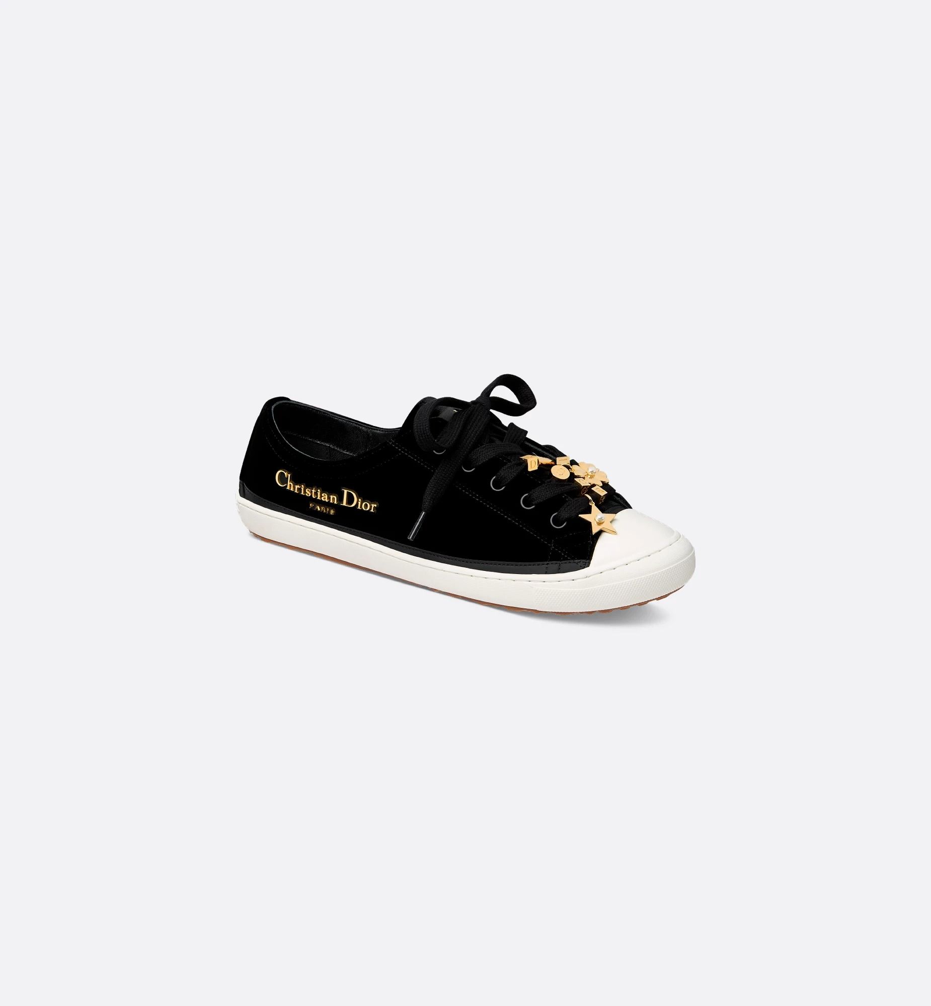  Giày Nữ Dior Lucky Sneaker 'Black' 