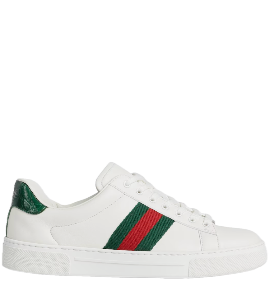  Giày Nữ ‎Gucci Ace Trainer 'White' 
