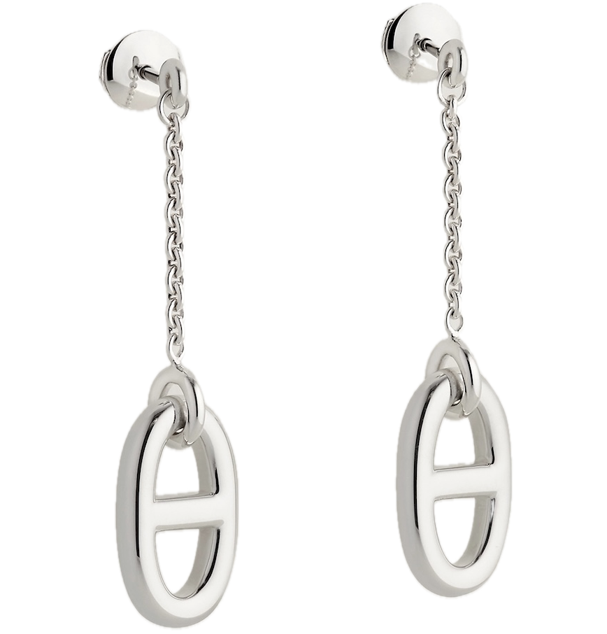  Khuyên Tai Nữ Hermes Farandole 'Silver' 