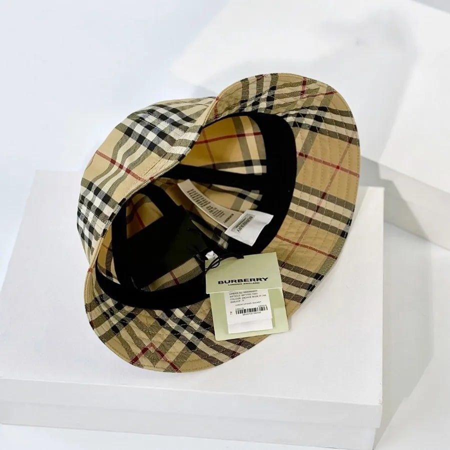 Mũ Burberry Vintage Check Printed 'Beige' 