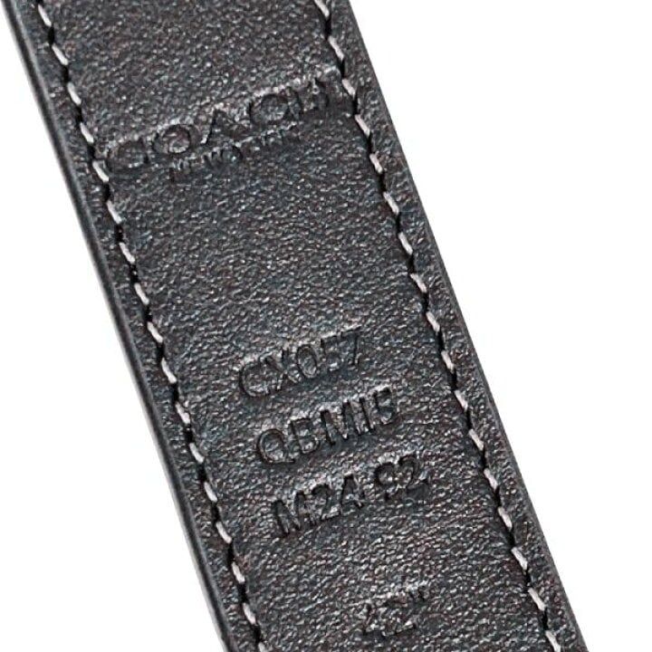  Thắt Lưng Coach Leather Belts 'Black' 