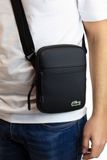  Túi Lacoste Flat Crossbody Bag 'Black' 
