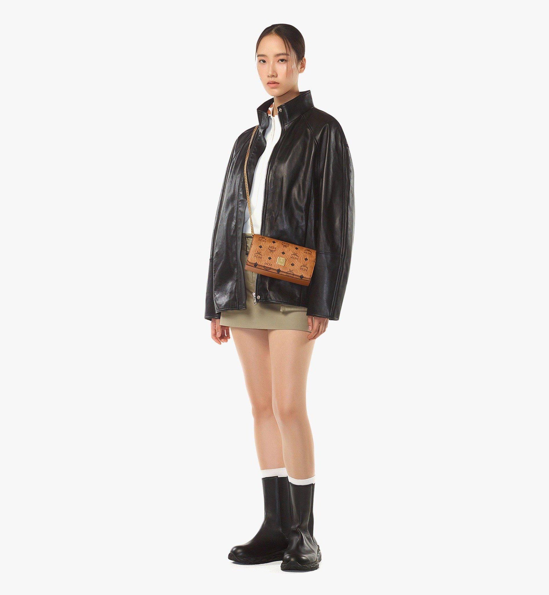  Túi MCM Aren Shoulder Bag 'Cognac' 