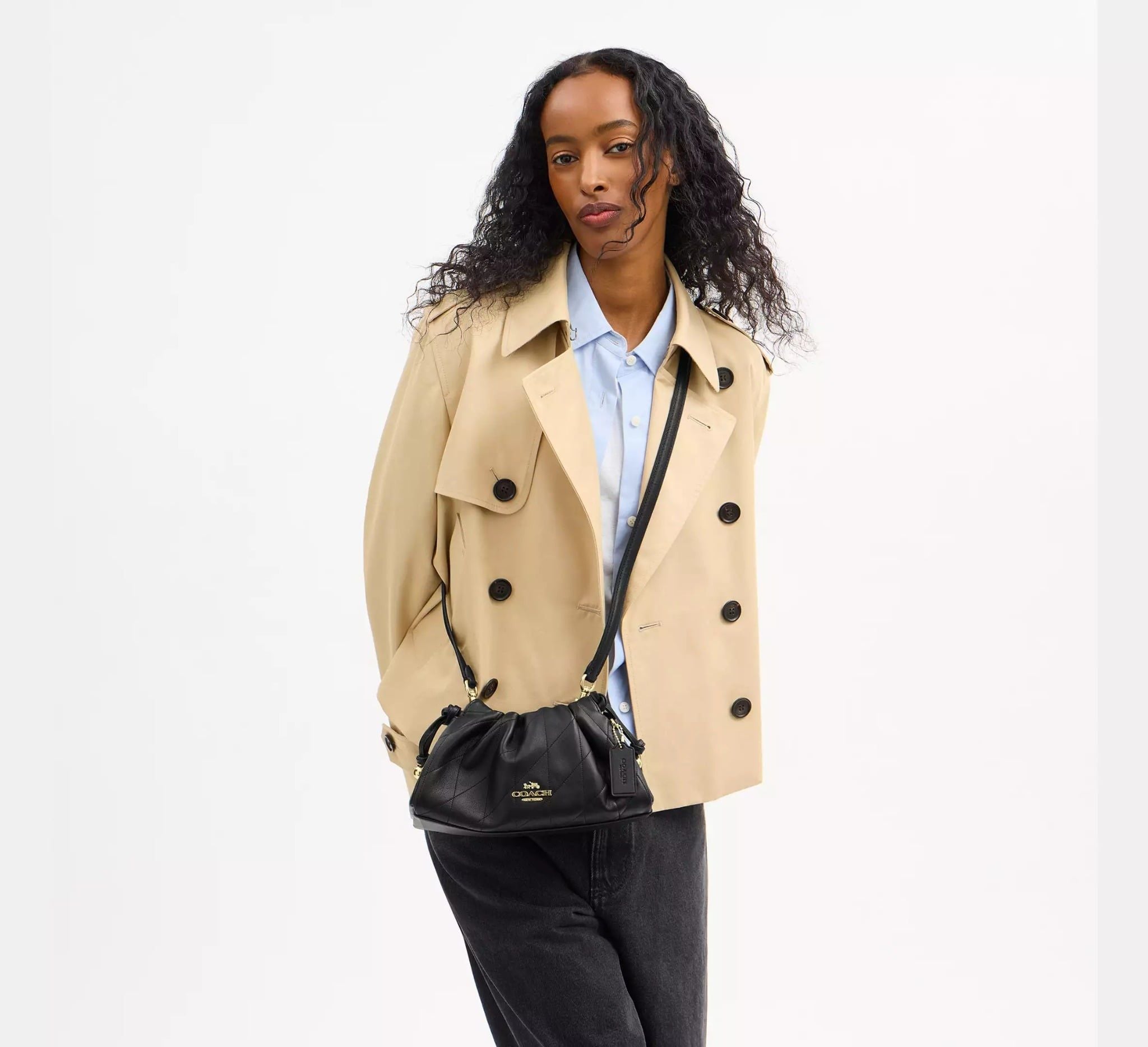  Túi Nữ Coach Faye Shoulder Bag 'Black' 