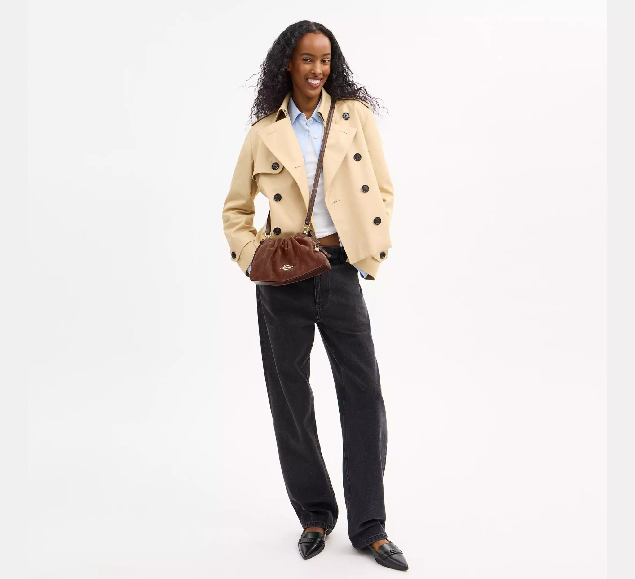  Túi Nữ Coach Faye Shoulder Bag 'Brown' 