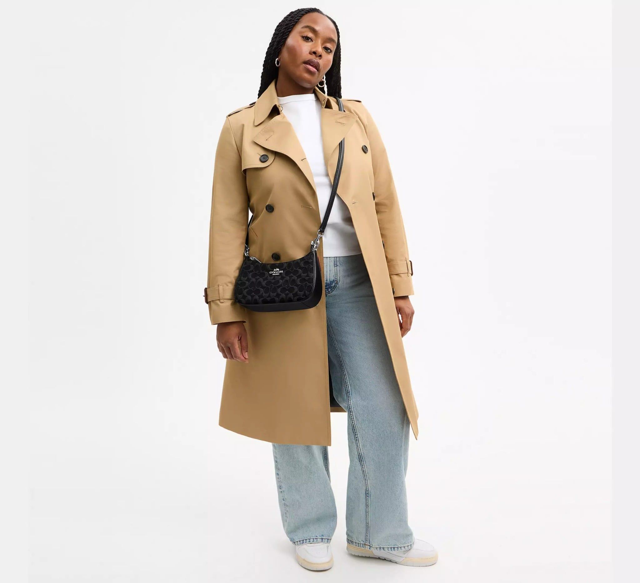  Túi Nữ Coach Teri Shoulder Bag 'Black' 