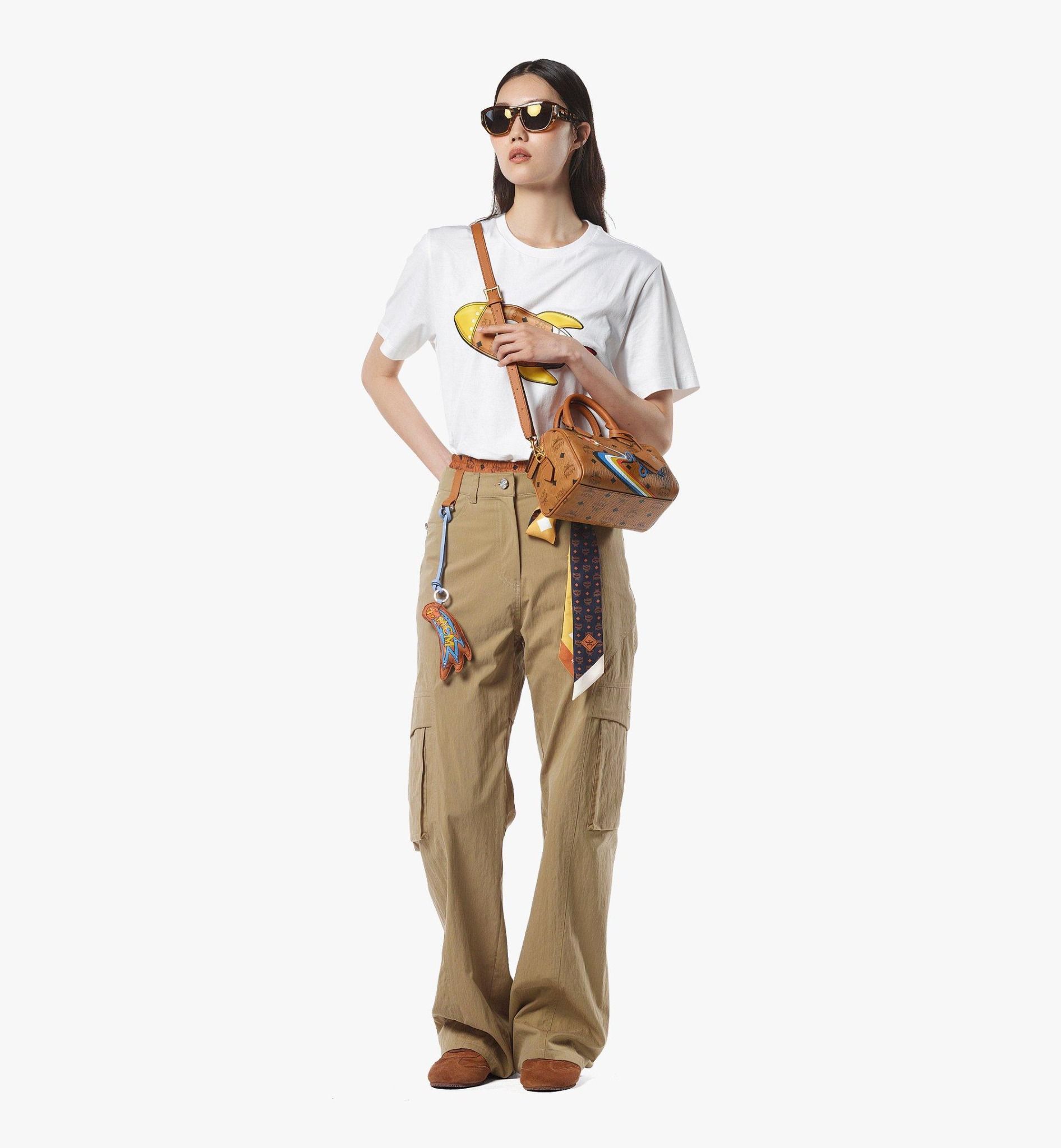  Túi Nữ MCM Ella Boston Bag 'Cognac' 