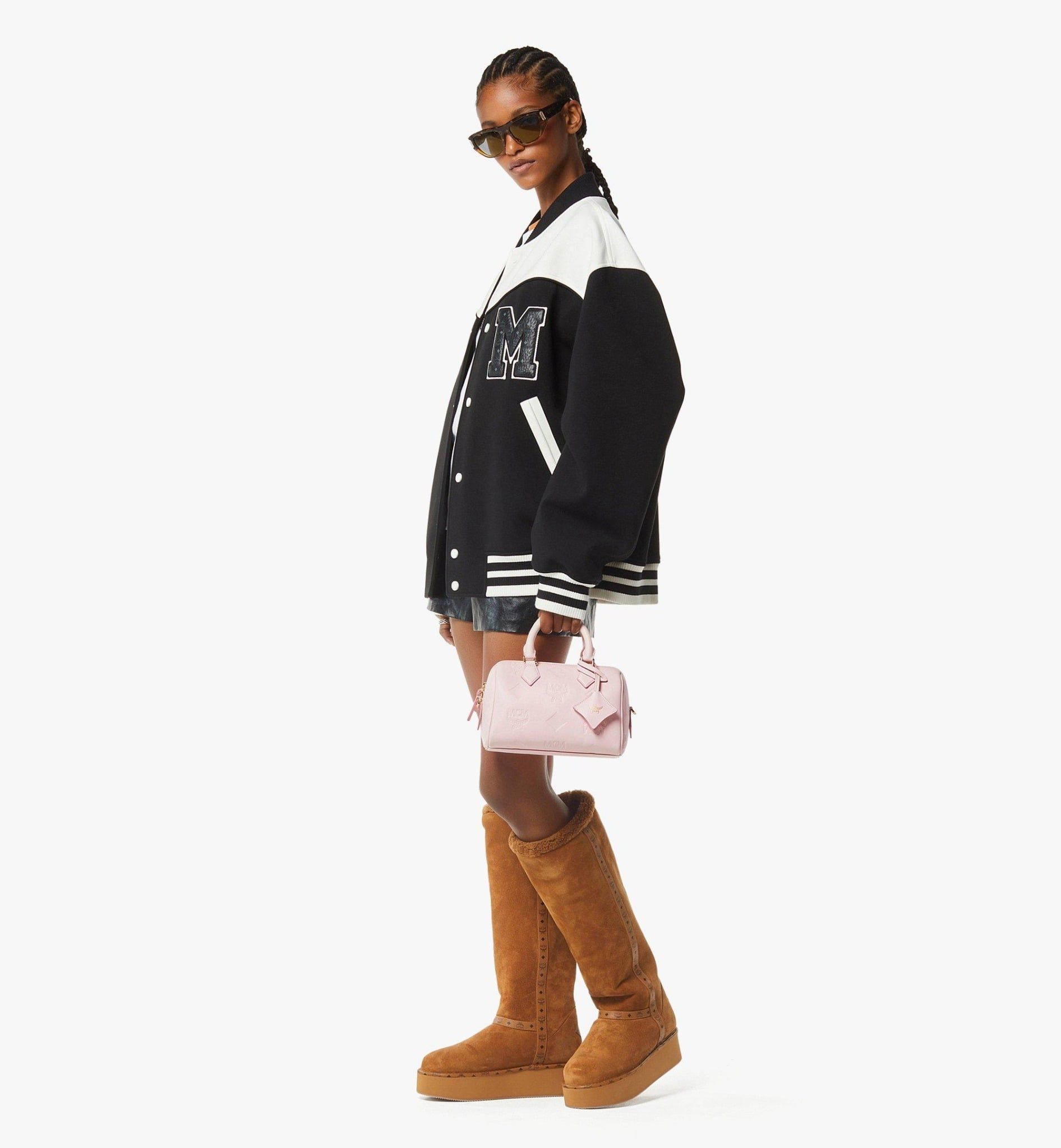  Túi Nữ MCM Ella Boston Bag 'Lotus' 