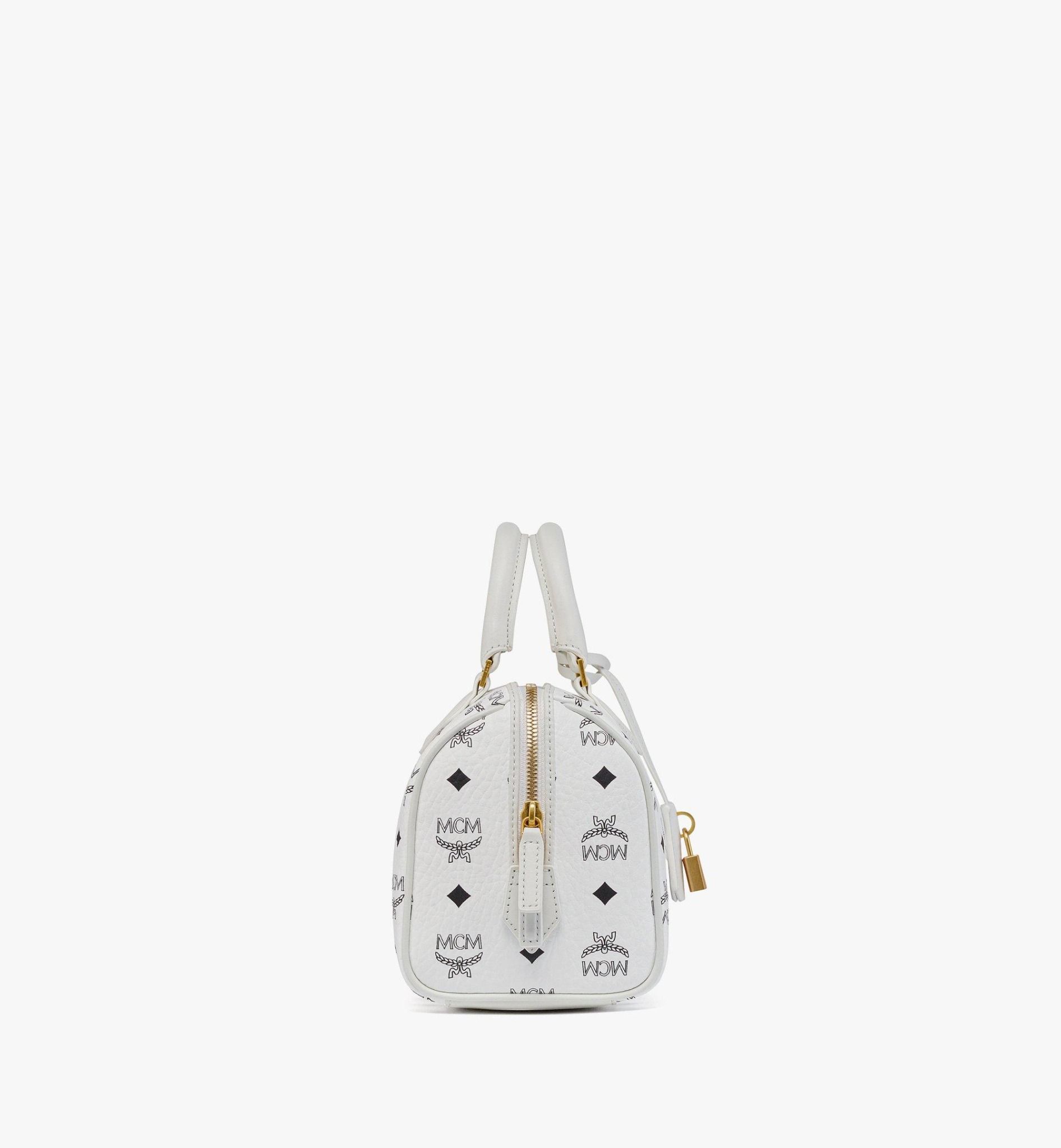  Túi Nữ MCM Ella Boston Bag 'White' 