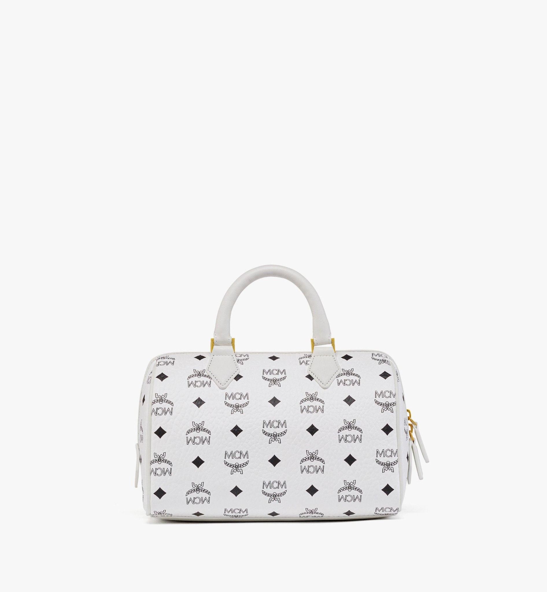  Túi Nữ MCM Ella Boston Bag 'White' 