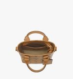  Túi Nữ MCM Mini Aren Tote 'Cognac' 