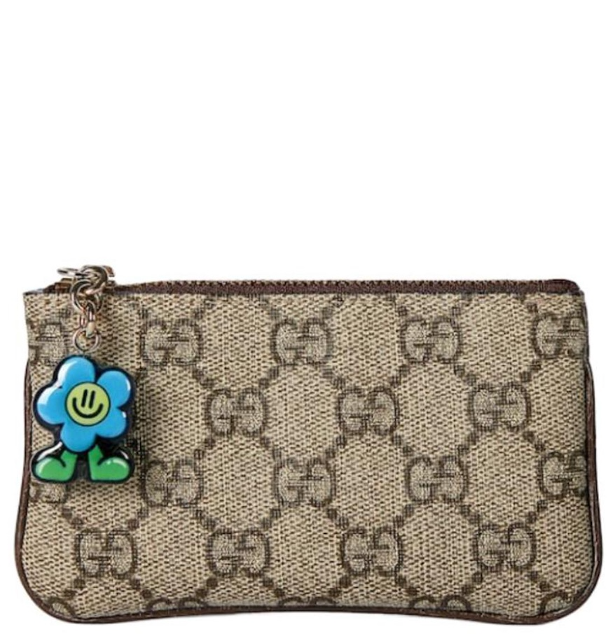  Ví Gucci Canvas Key Pouch 'Beige' 