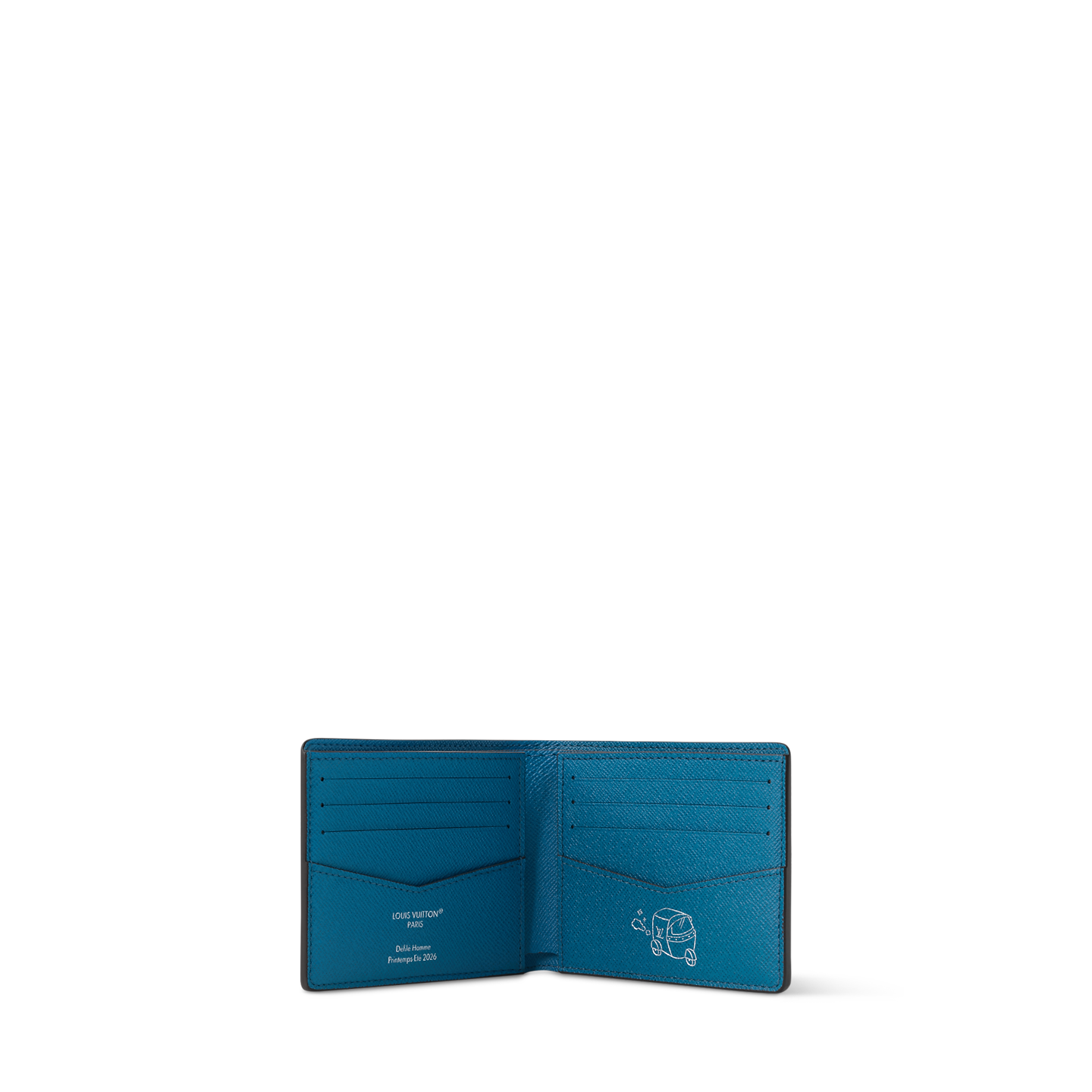  Ví Nam Louis Vuitton Slender Wallet 'Blue' 