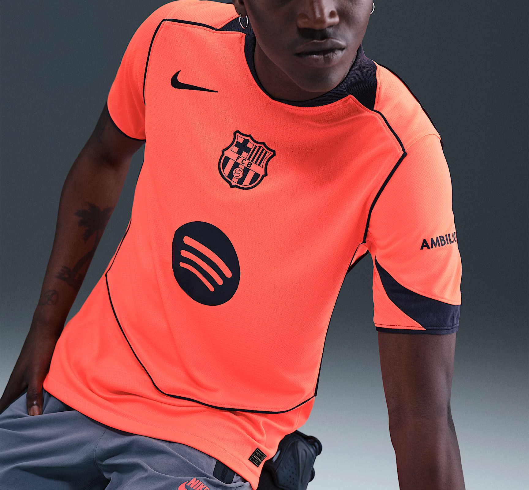  Áo Nike FC Barcelona 2025/26 'Orange' 