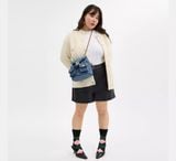  Balo Nữ Coach Tabby Backpack 'Indigo' 