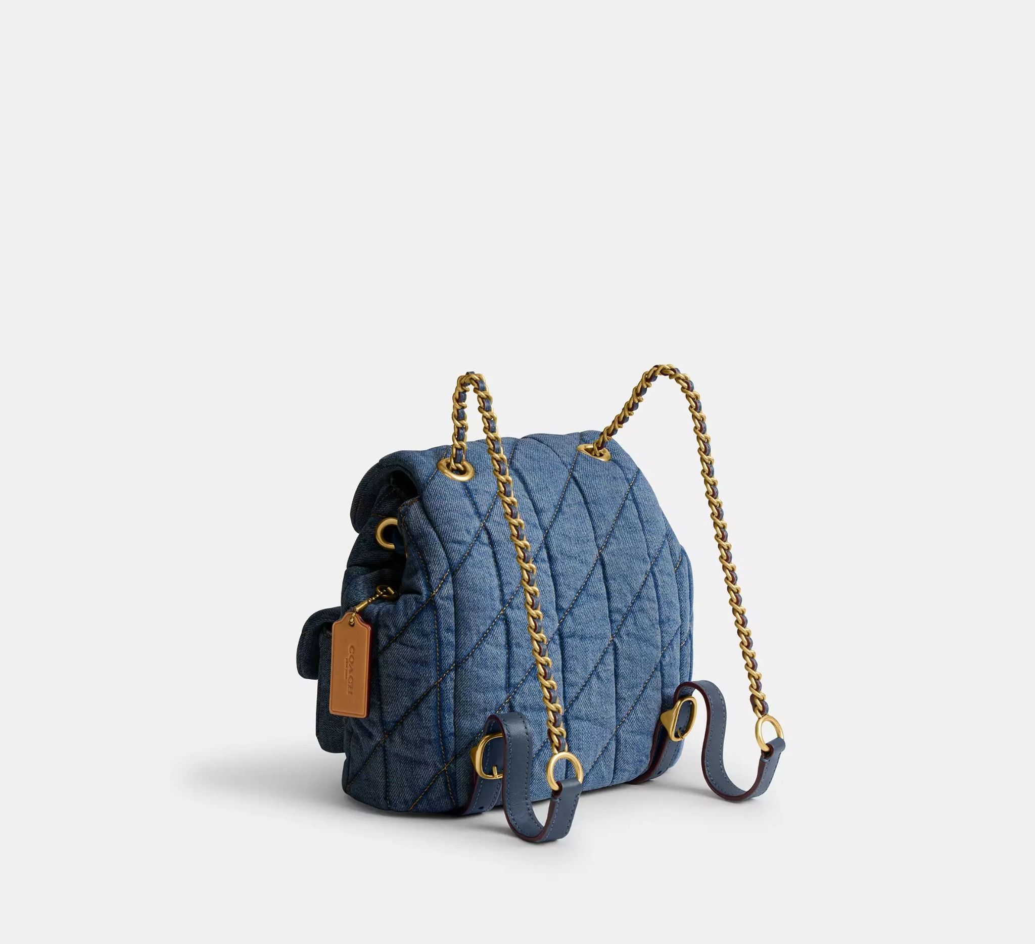  Balo Nữ Coach Tabby Backpack 'Indigo' 