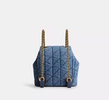  Balo Nữ Coach Tabby Backpack 'Indigo' 