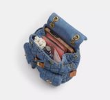  Balo Nữ Coach Tabby Backpack 'Indigo' 