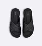  Dép Nam Dior Alias Sandal 'Black' 