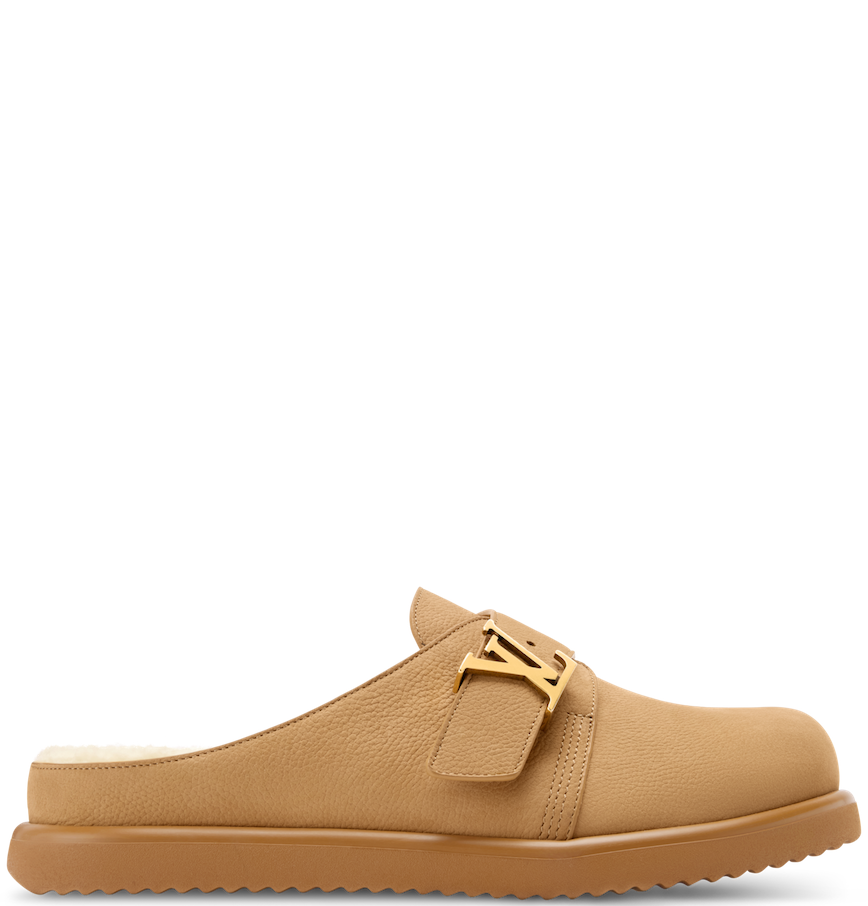  Dép Nam Louis Vuitton LV Easy Mules 'Beige' 