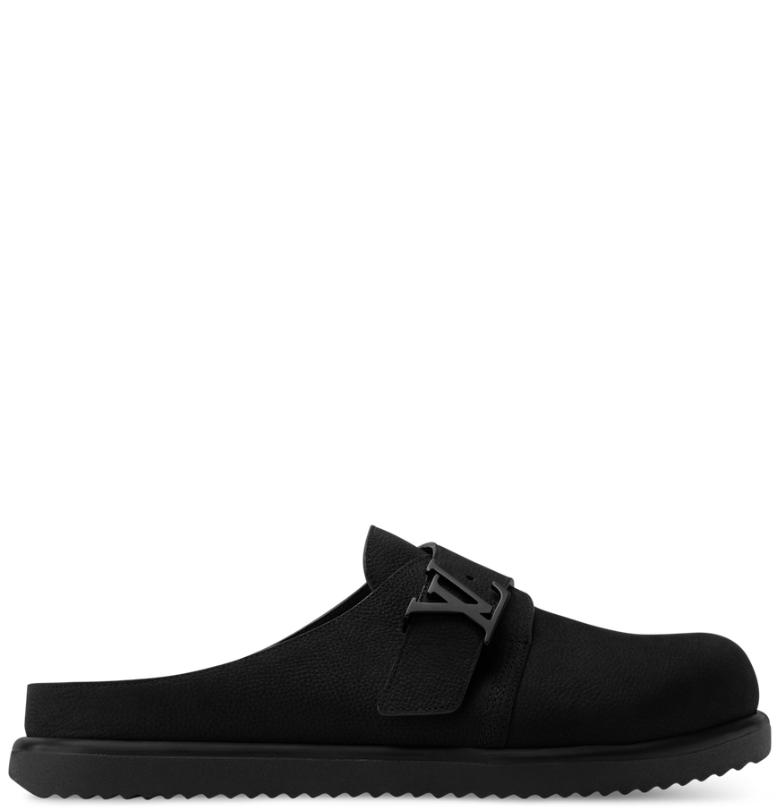  Dép Nam Louis Vuitton LV Easy Mules 'Black' 