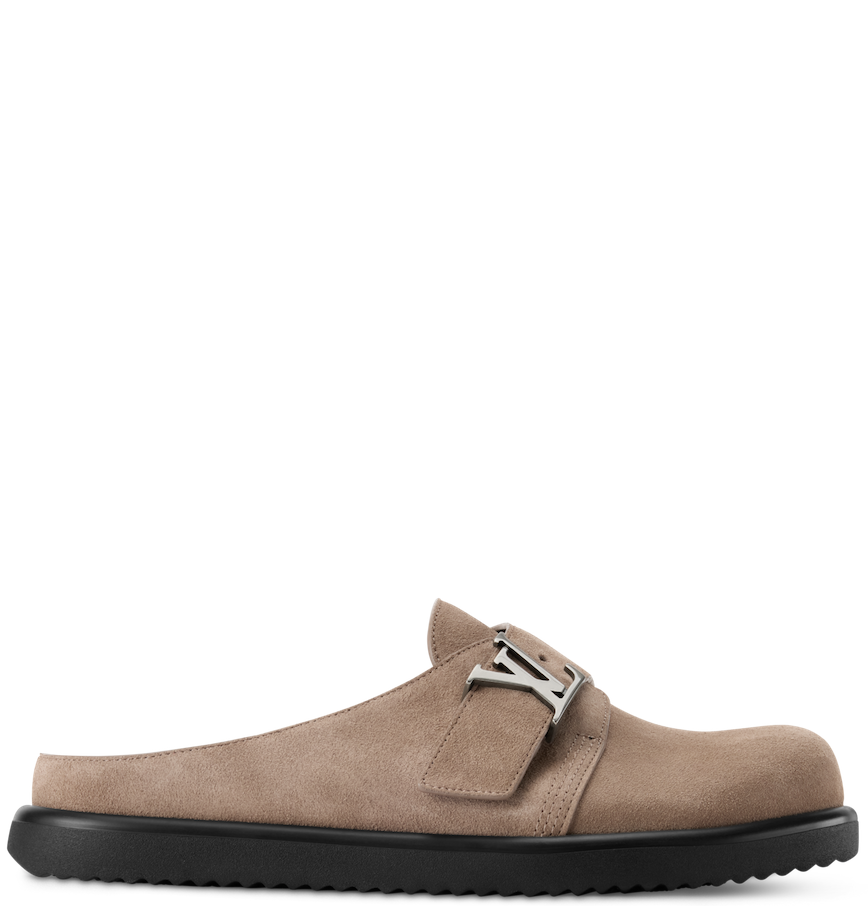  Dép Nam Louis Vuitton LV Easy Mules 'Taupe' 