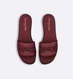  Dép Nữ Dior Dway Slide 'Burgundy' 
