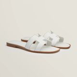  Dép Nữ Hermes Oran Sandal 'Blanc' 