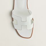  Dép Nữ Hermes Oran Sandal 'Blanc' 