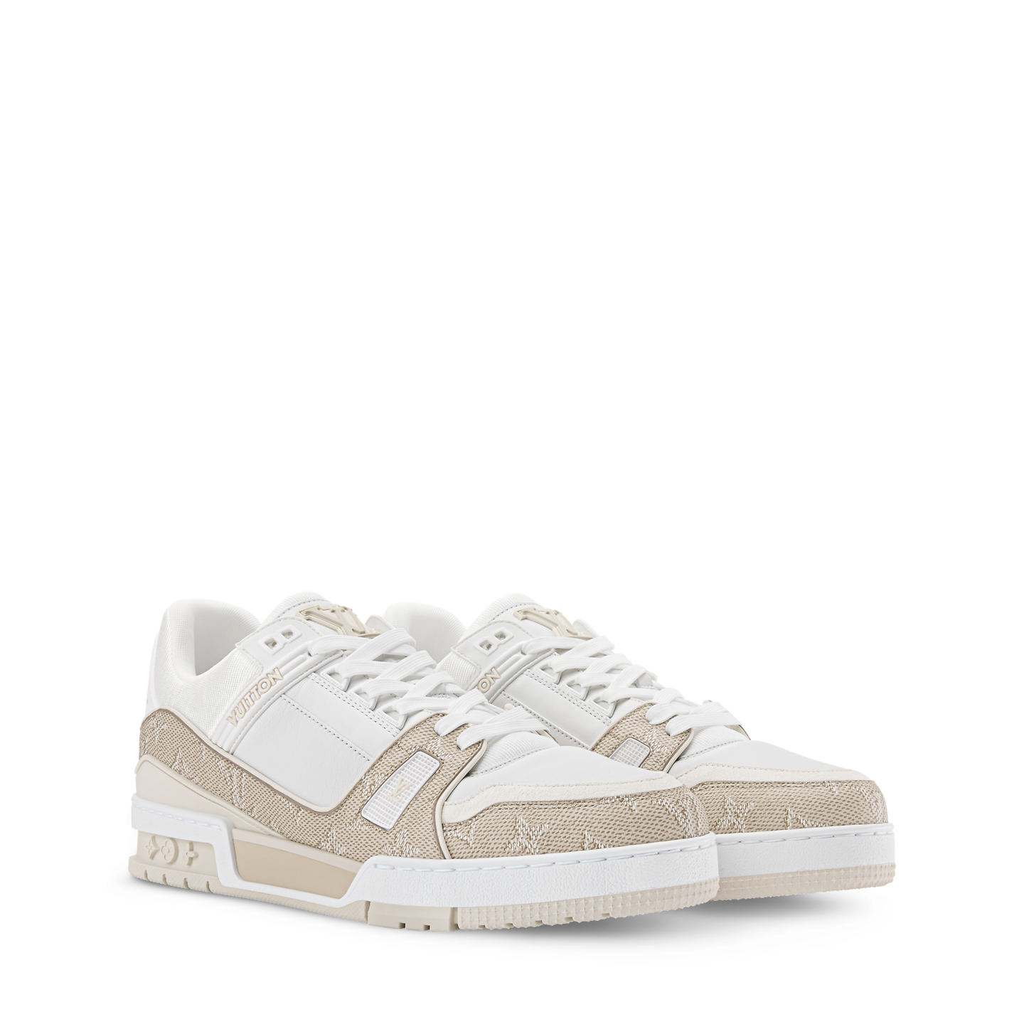  Giày Nam Louis Vuitton LV Trainer 'Beige' 