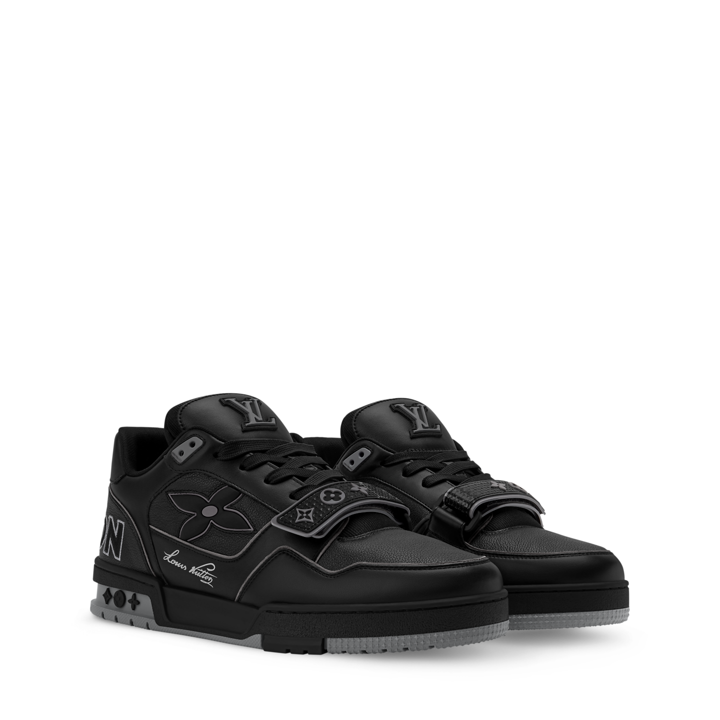  Giày Nam Louis Vuitton LV Trainer 'Black' 