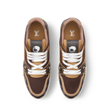  Giày Nam Louis Vuitton LV Trainer 'Brown' 