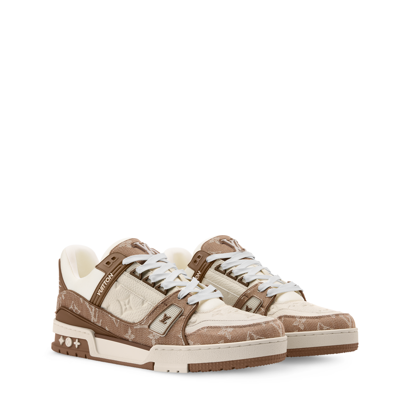  Giày Nam Louis Vuitton LV Trainer 'Brown' 