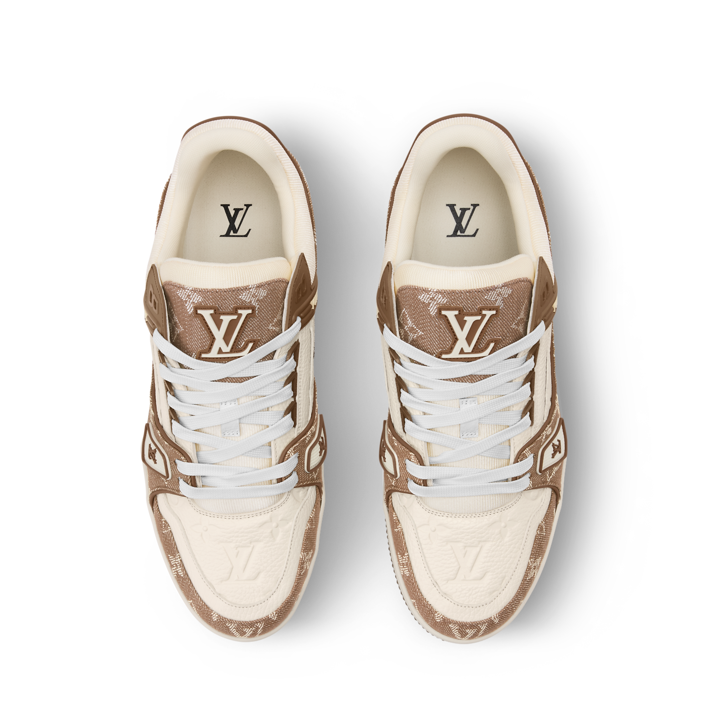  Giày Nam Louis Vuitton LV Trainer 'Brown' 