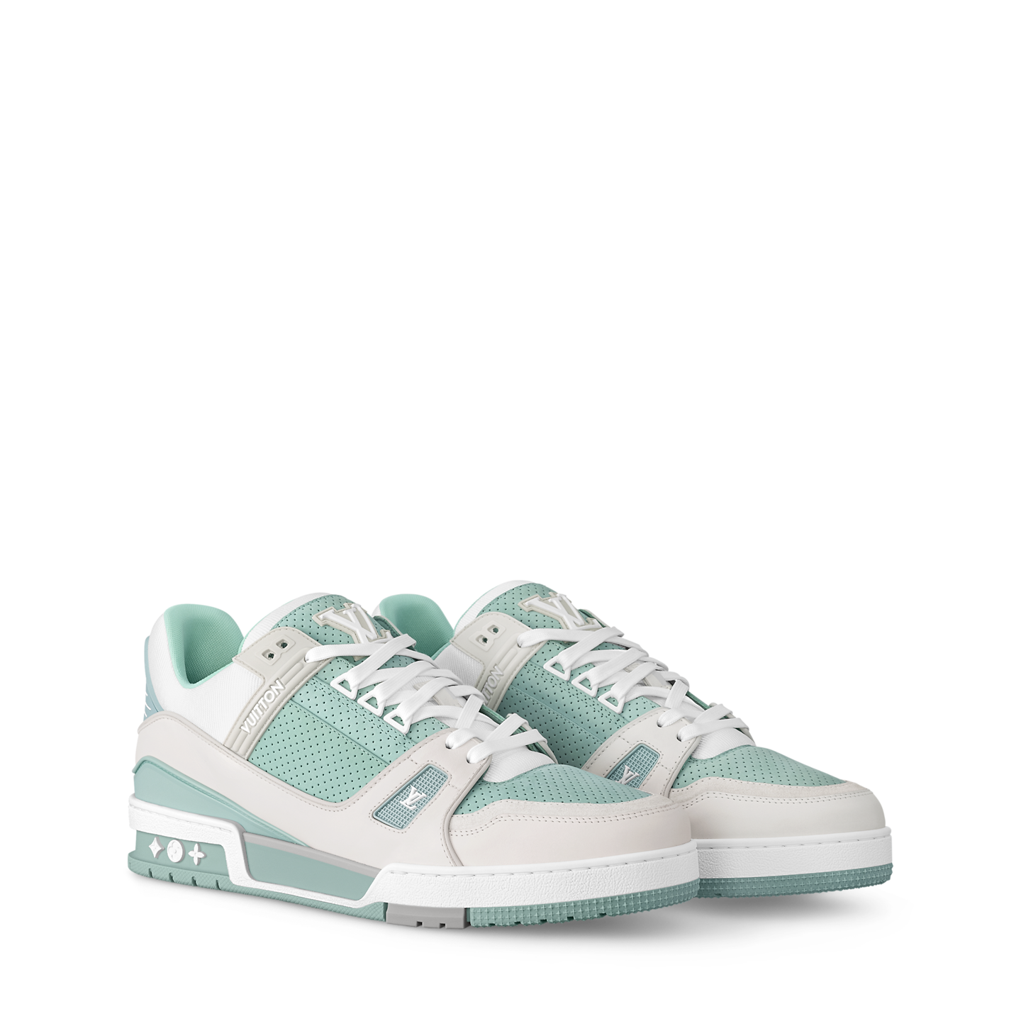  Giày Nam Louis Vuitton LV Trainer 'Green' 