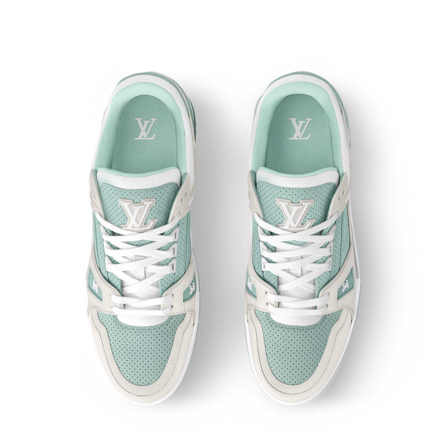  Giày Nam Louis Vuitton LV Trainer 'Green' 